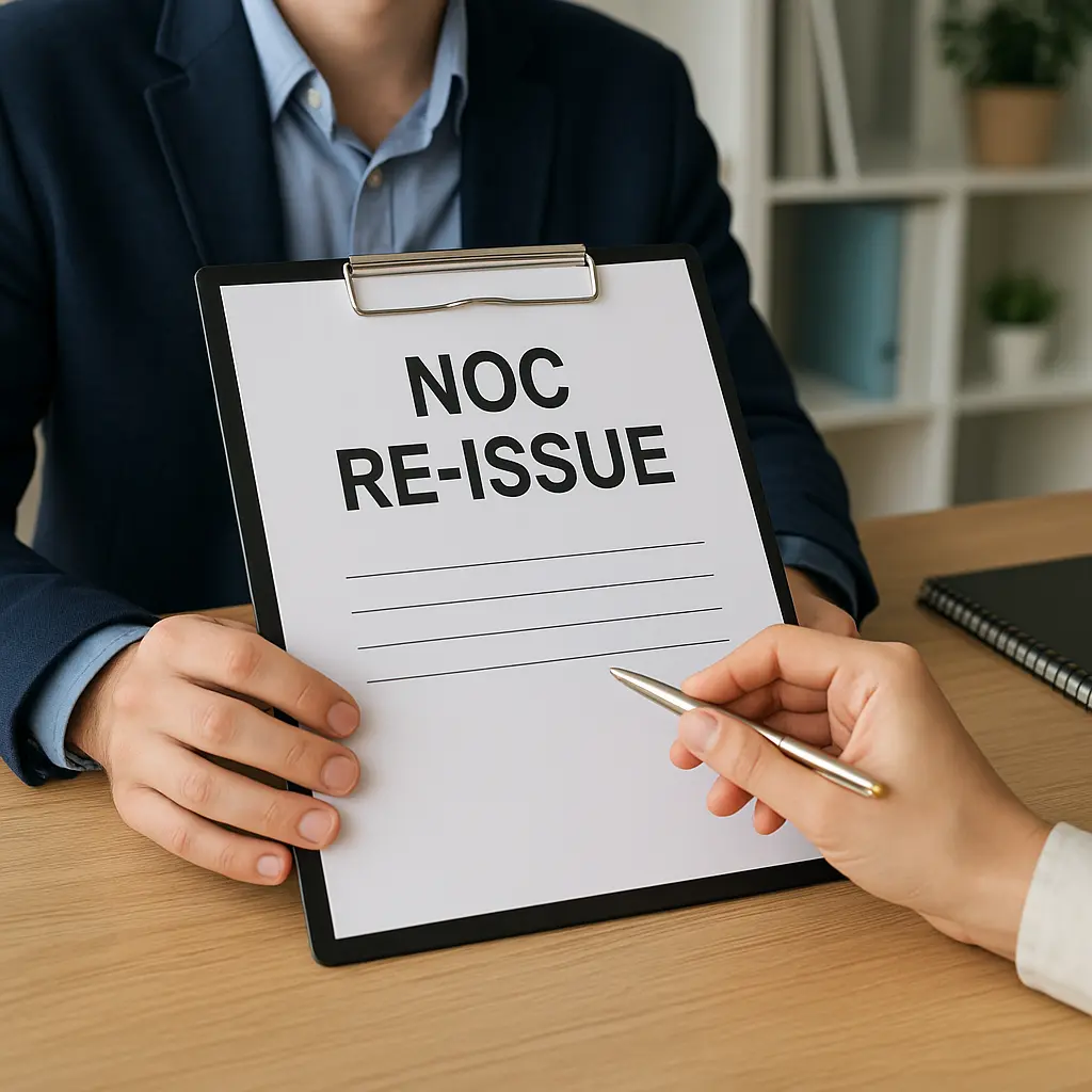 NOC Re Issue Friends RTO Consultants